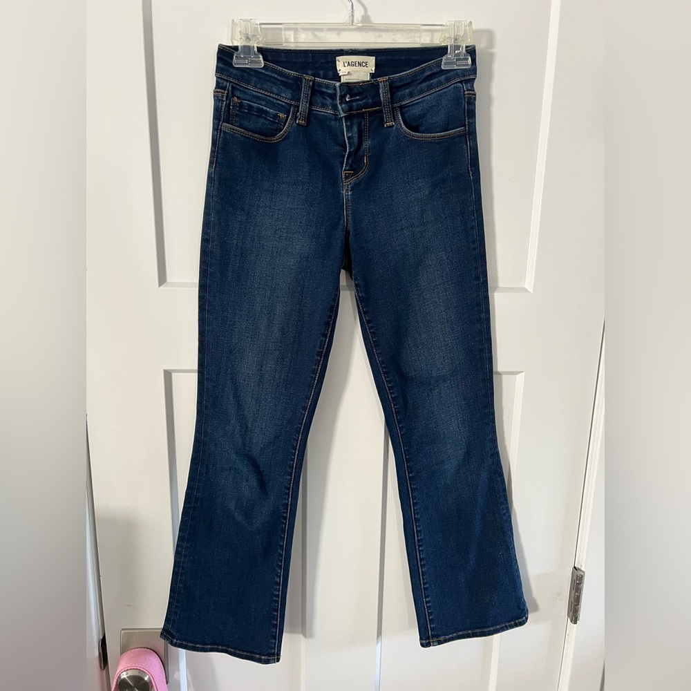 L’AGENCE mini boot jeans